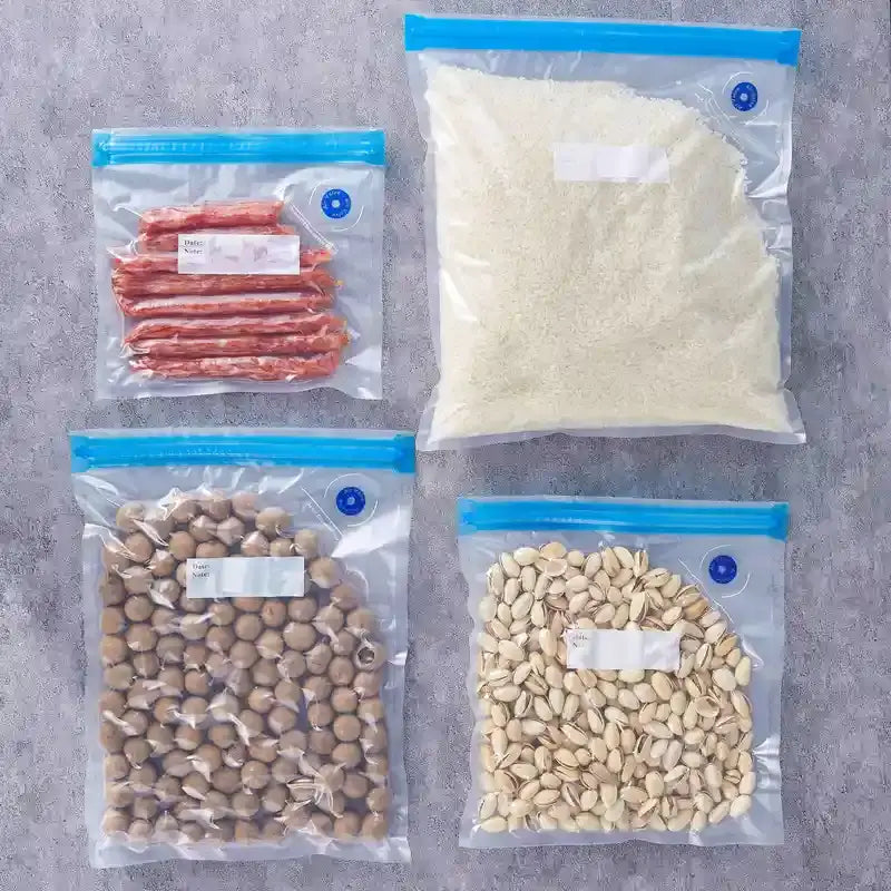 Bolsas Reutilizables para Sellado al Vacío – Conserva tus Alimentos por Más Tiempo