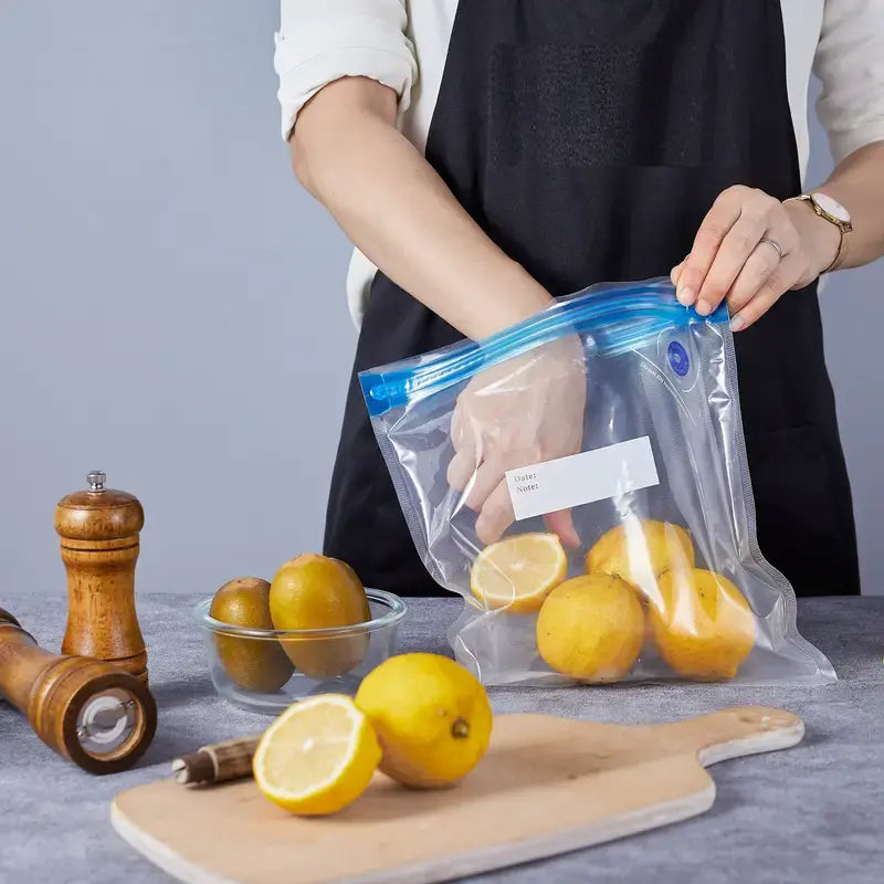 Bolsas Reutilizables para Sellado al Vacío – Conserva tus Alimentos por Más Tiempo