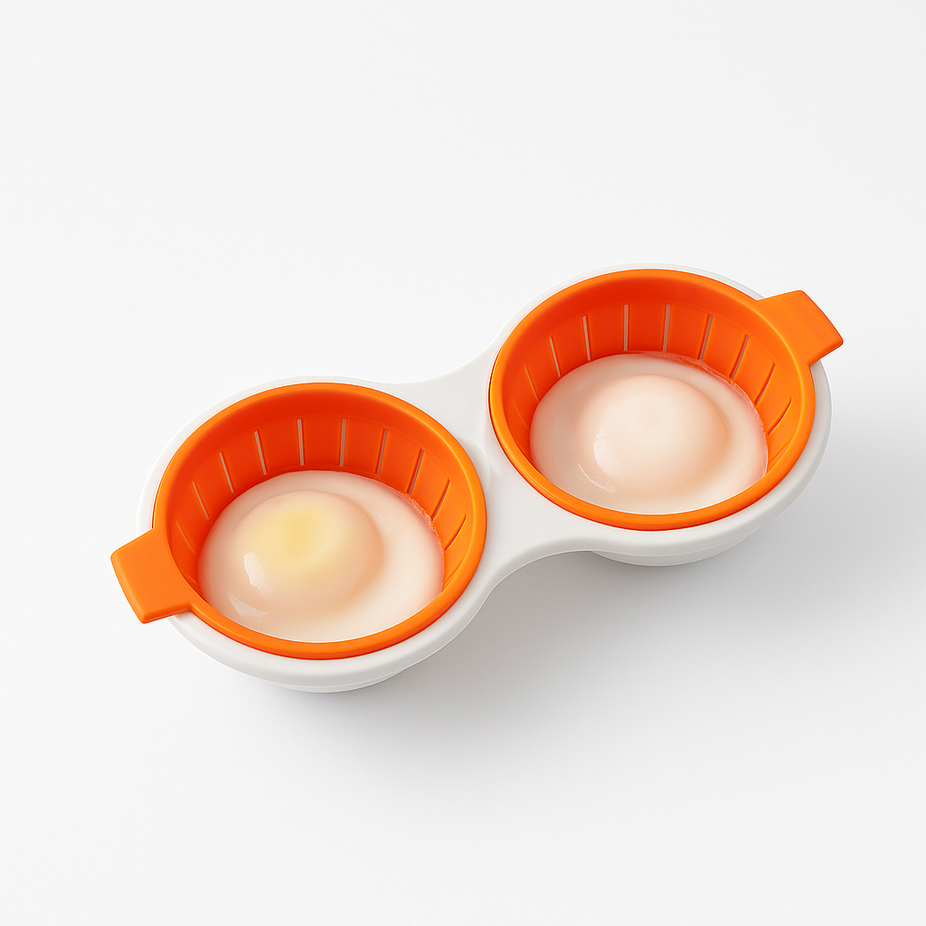 HERVEGG™ - hervidora de huevos al vapor microondas