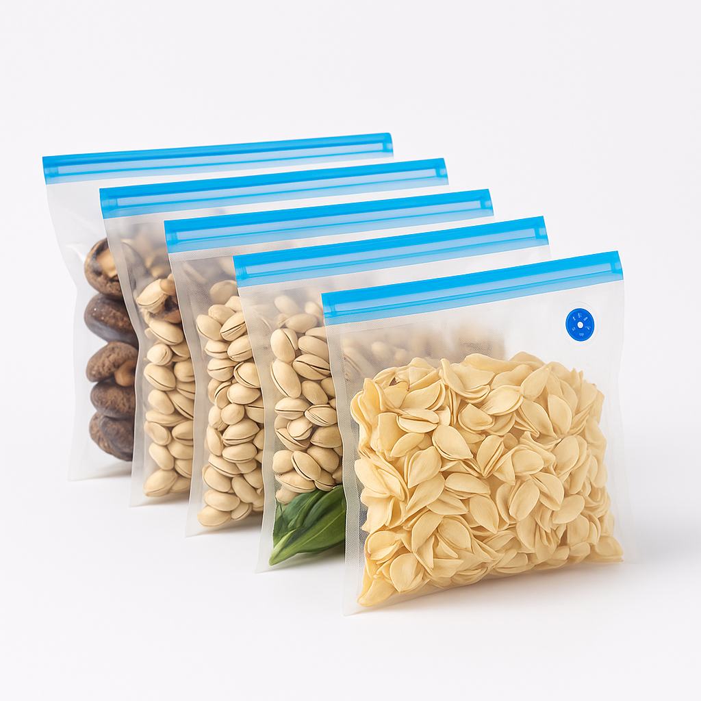 Bolsas Reutilizables para Sellado al Vacío – Conserva tus Alimentos por Más Tiempo