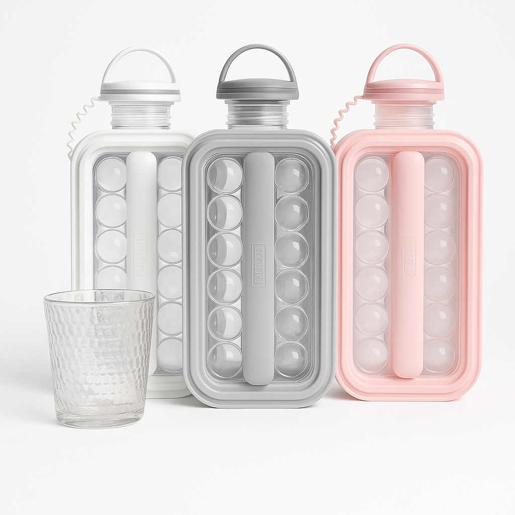 Molde para Hielo en Forma de Botella – Ideal para Bebidas y Cócteles