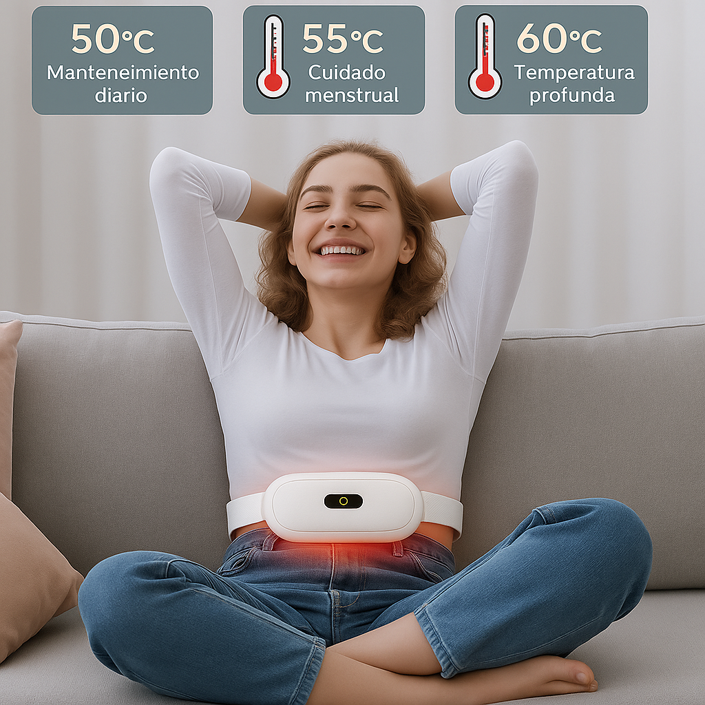 Cinturón de masaje abdominal con Calor