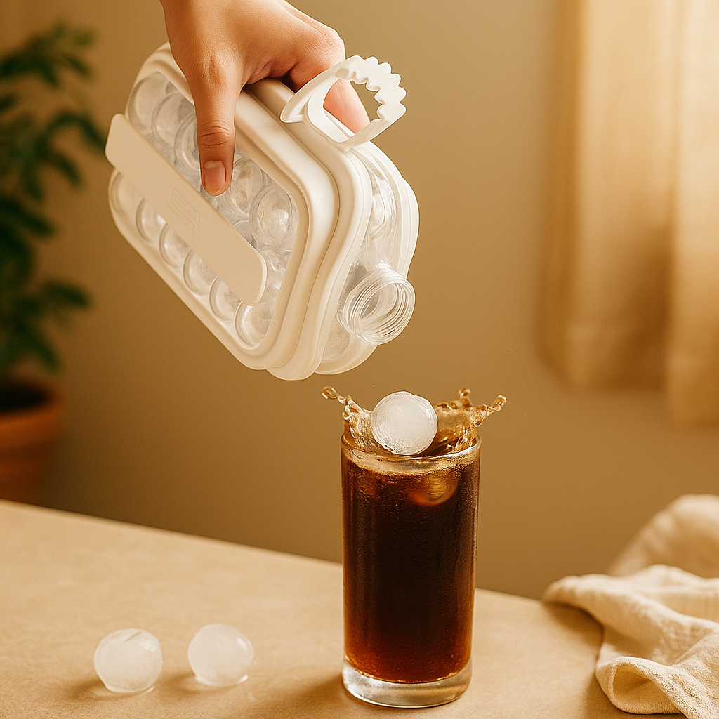 Molde para Hielo en Forma de Botella – Ideal para Bebidas y Cócteles