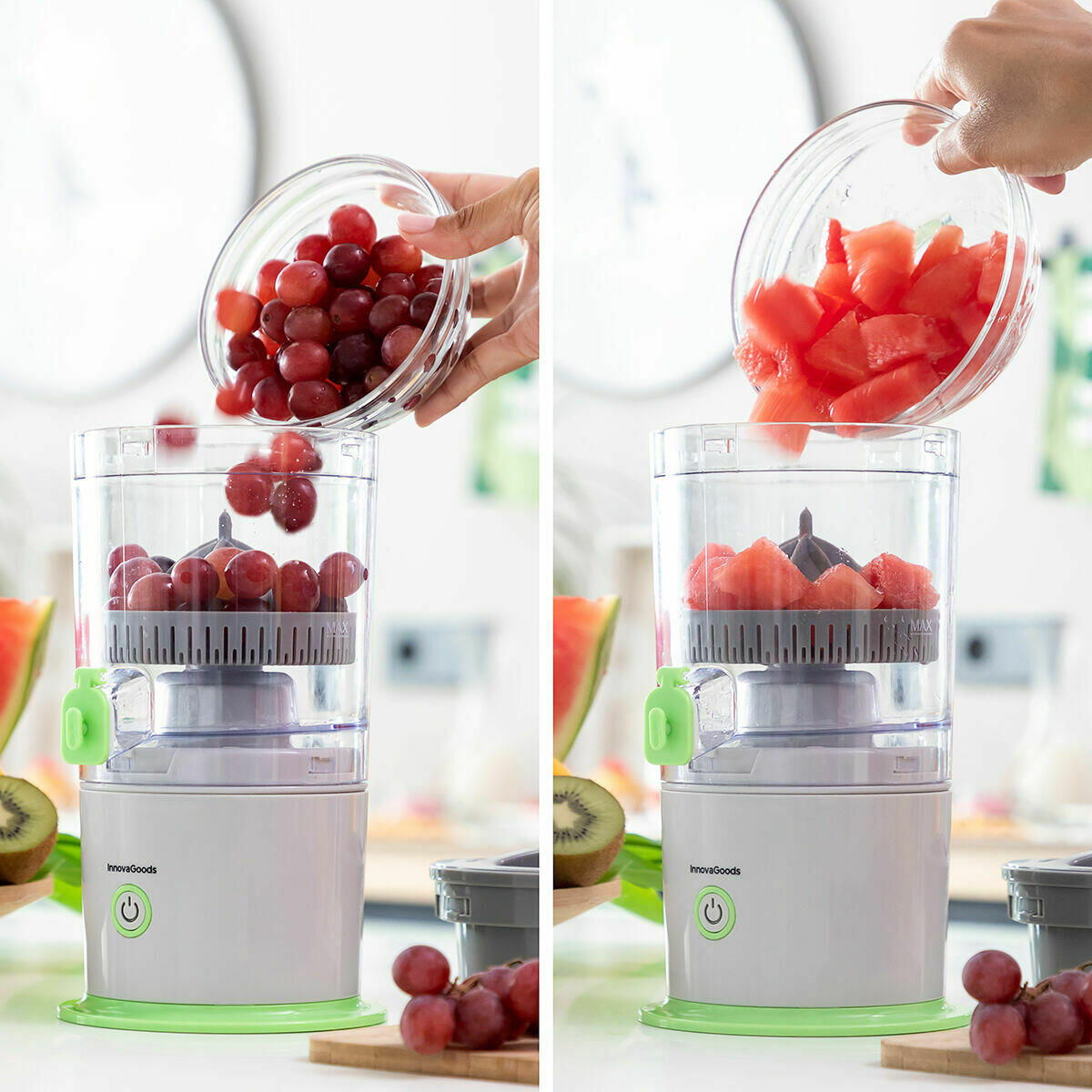 Exprimidor Automático Recargable Juisso – Zumos Naturales en Cualquier Lugar