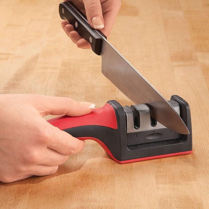 Afilador de Cuchillos Manual – Afilado Profesional en Segundos