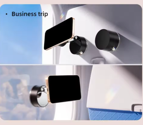 Soporte Magnético al Vacío 360° – Ventosa Plegable para Teléfono Móvil en el Coche o Escritorio