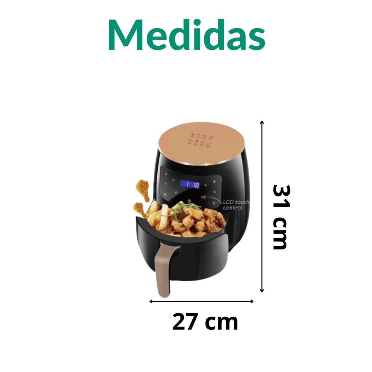 Freidora de Aire 6L – Cocina Saludable sin Aceite con Gran Capacidad