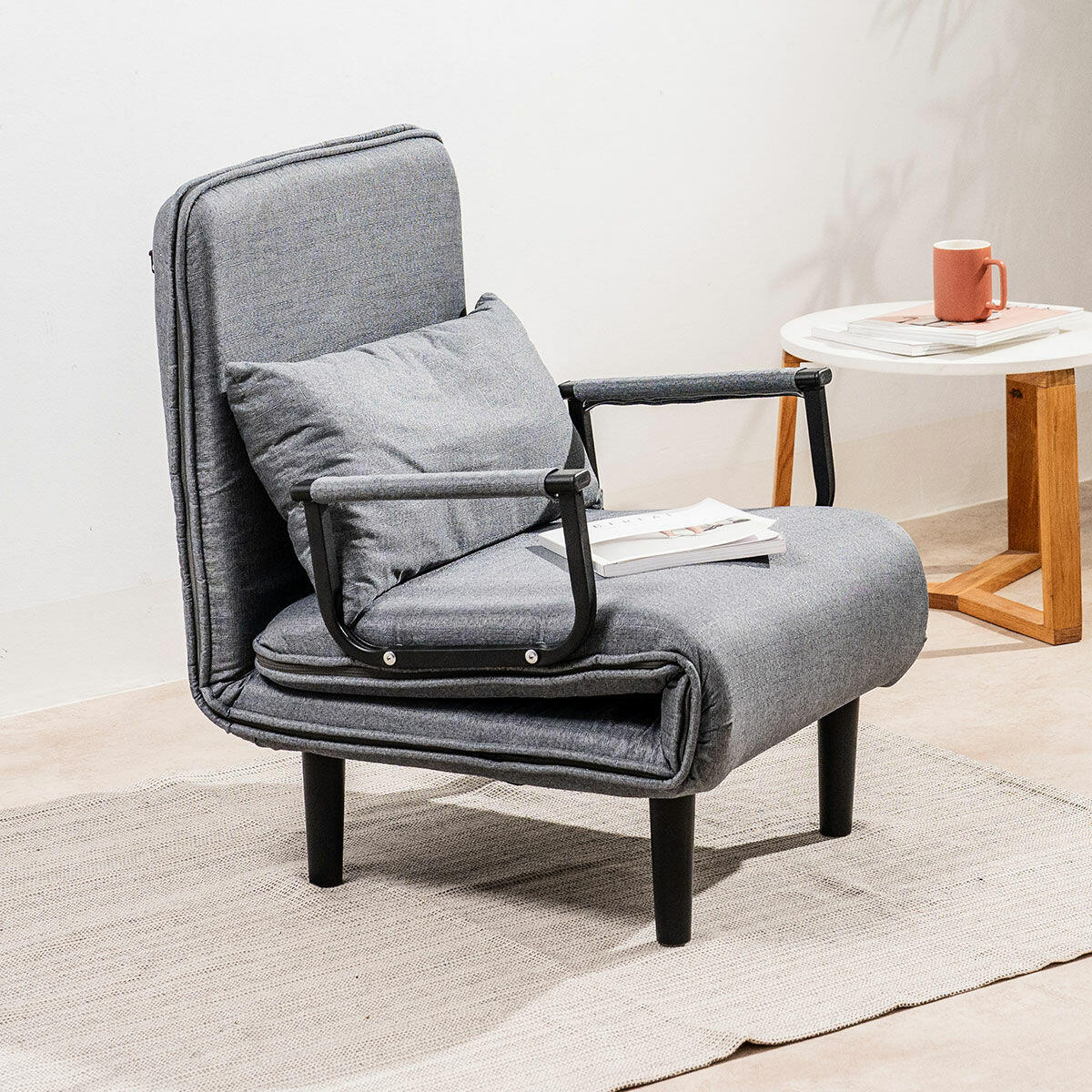 Sofá Cama Convertible 4 en 1 – Diseño Compacto y Funcional para Espacios Reducidos