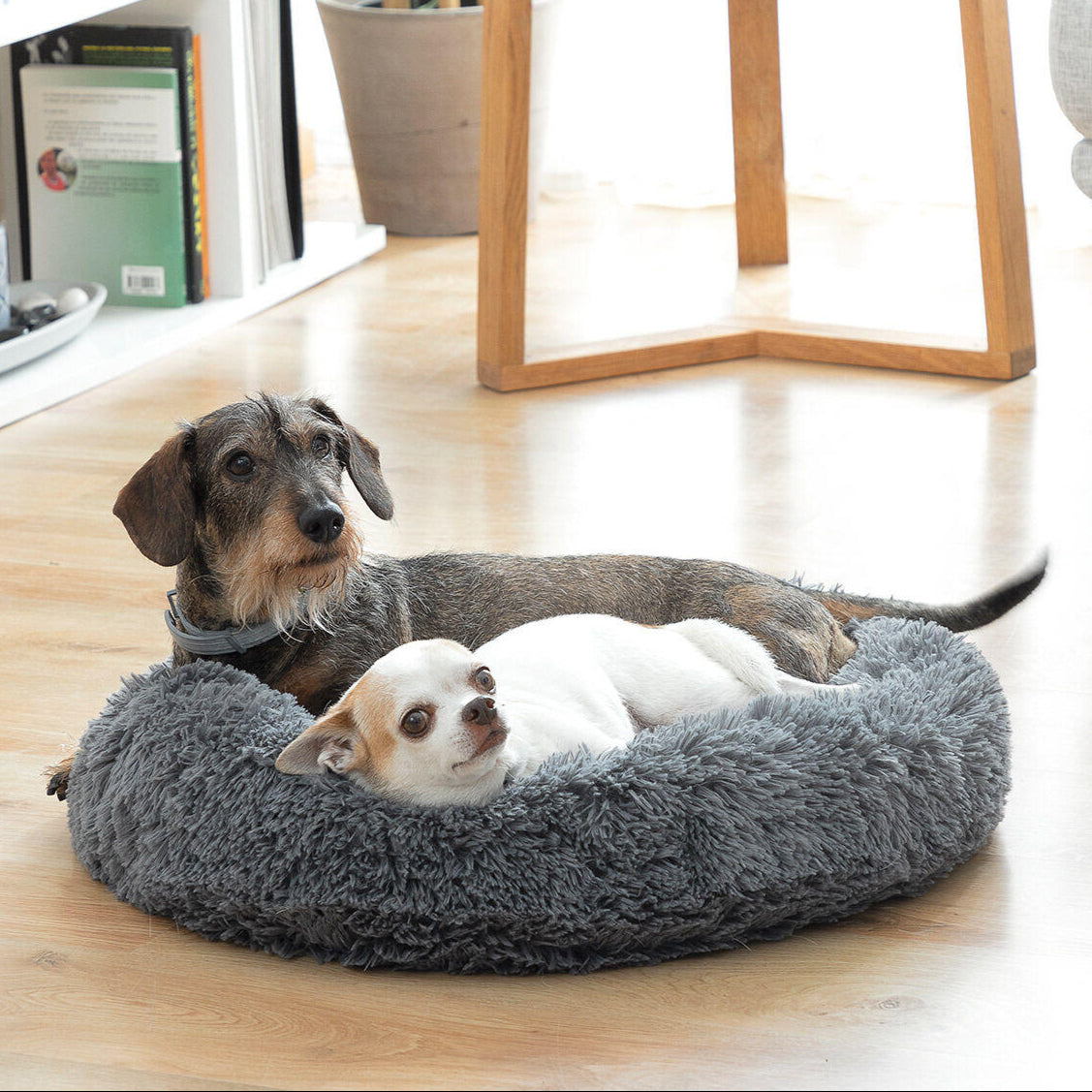 Cama Antiestrés para Mascotas Ø 60 cm – Confort y Relajación Garantizada