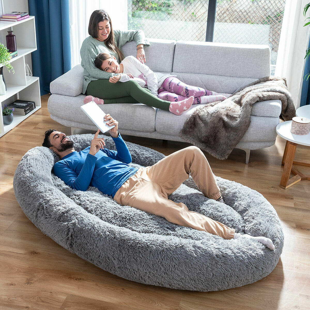 Cama de Perro para Humanos XXL – Relax Total con Estilo InnovaGoods