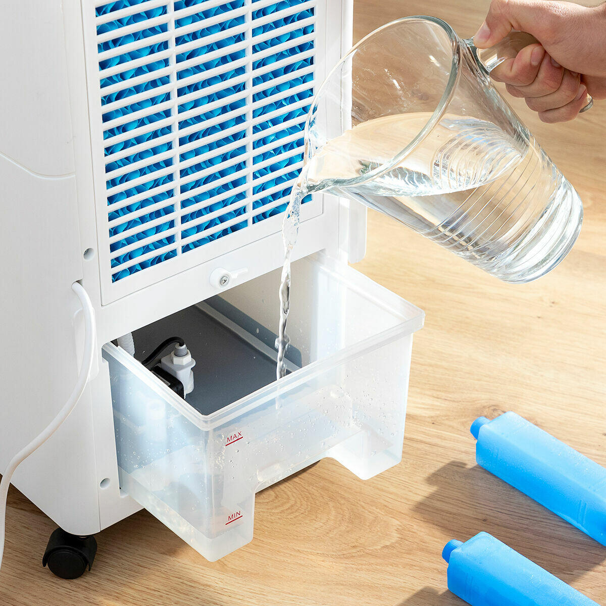Climatizador Evaporativo Portátil 5L – Aire Fresco y Multifunción 65W