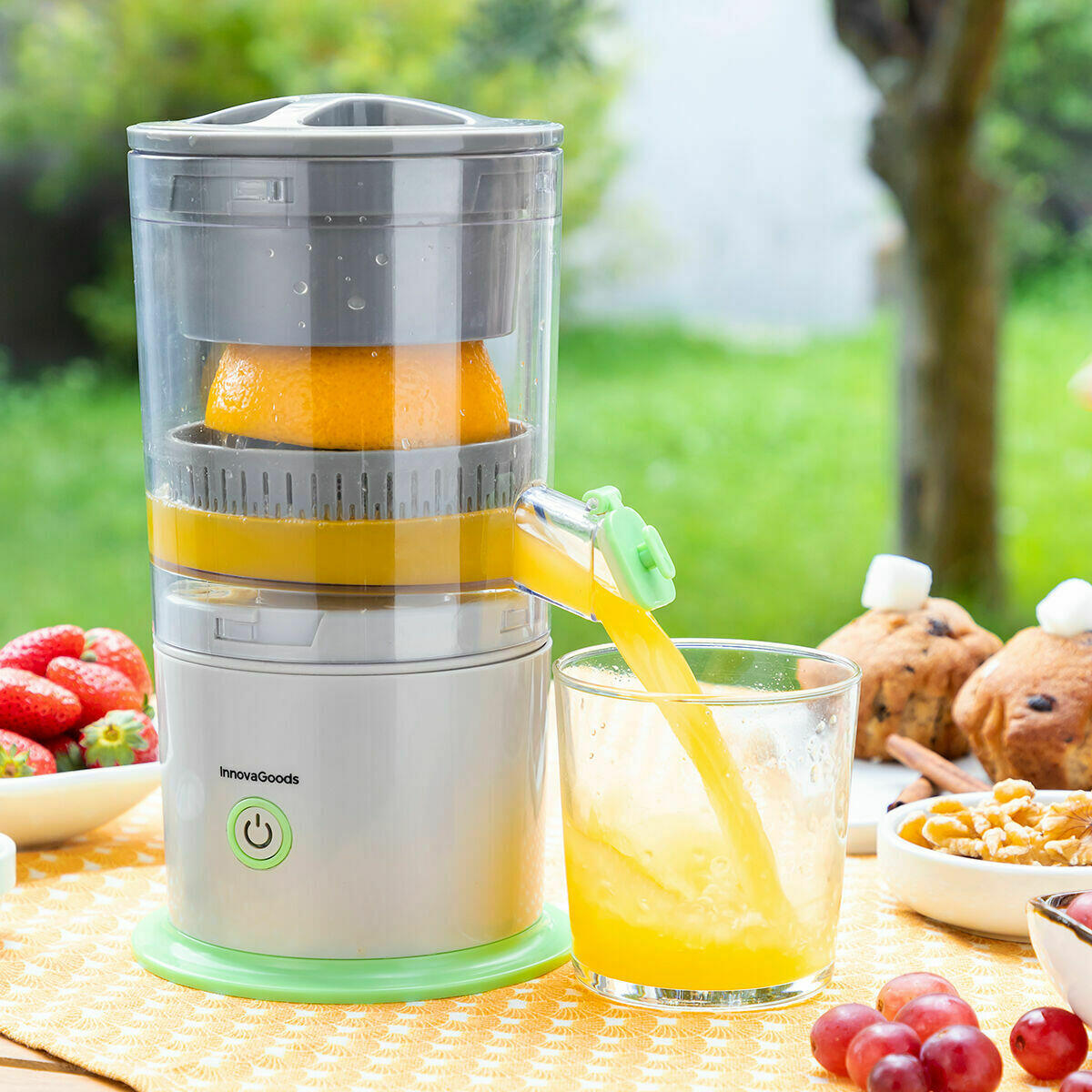 Exprimidor Automático Recargable Juisso – Zumos Naturales en Cualquier Lugar
