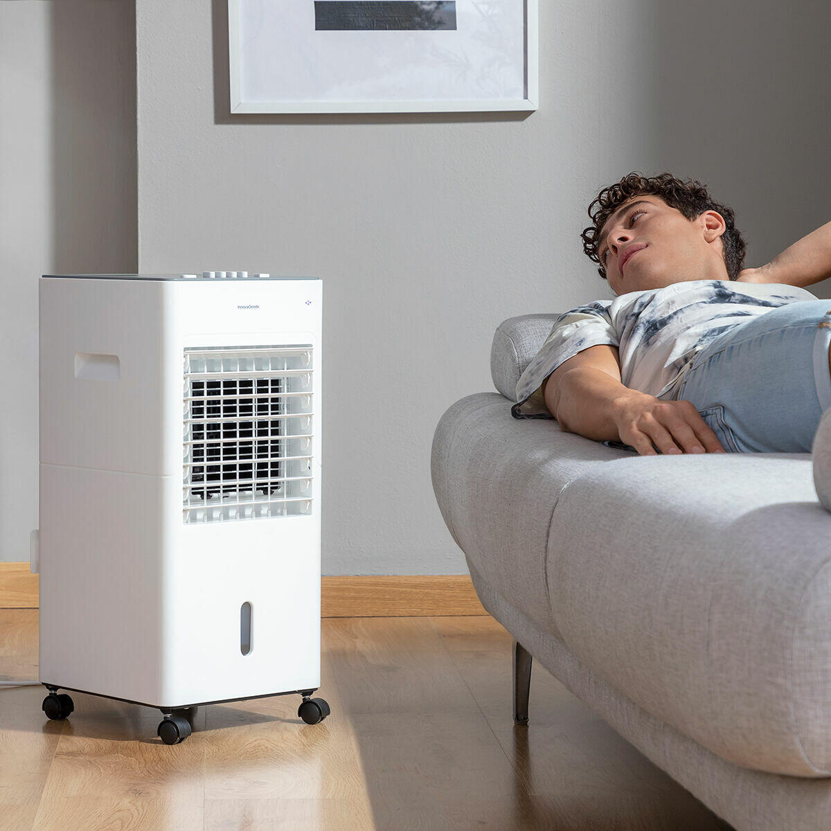 Climatizador Evaporativo Portátil 5L – Aire Fresco y Multifunción 65W