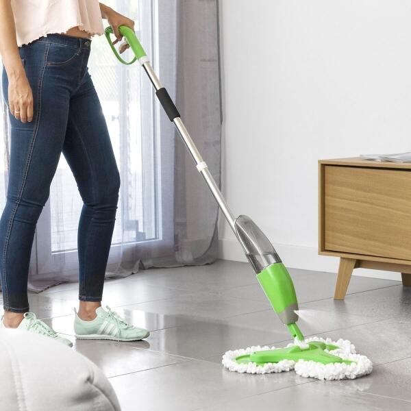 Mopa Triple con Pulverizador – Limpieza Eficiente con Sistema 3 en 1