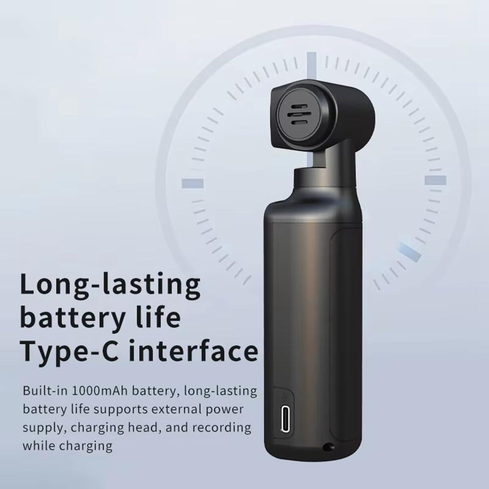 Cámara Digital de Bolsillo 4K – Rotación 270°, WiFi, Estabilizador y Grabación Portátil