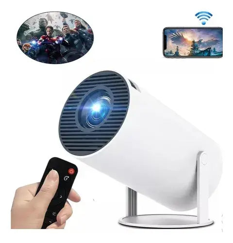 Proyector Android 12 – Cine en Casa con Sistema Inteligente y Alta Resolución