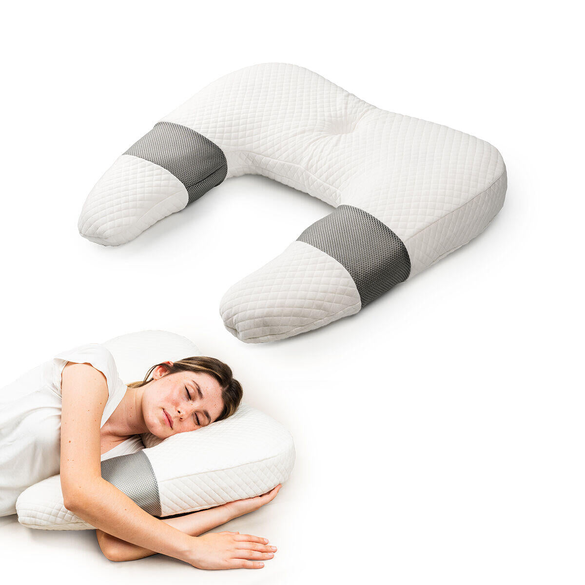 Almohada Ergonómica Multifunción – Sueño Reparador y Soporte Cervical