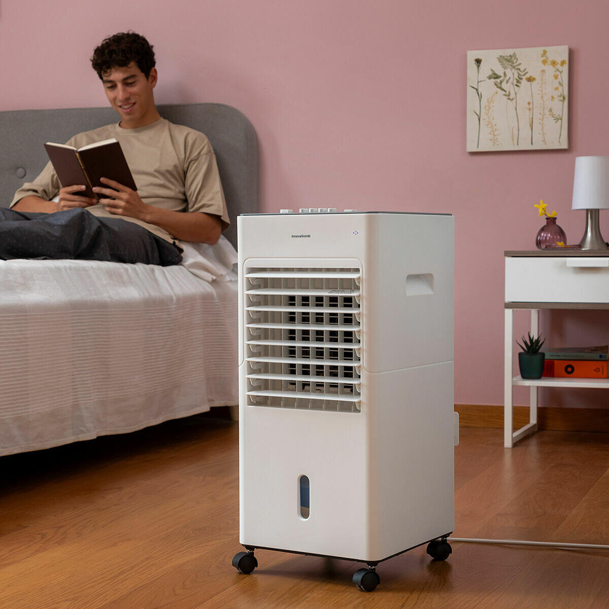 Climatizador Evaporativo Portátil 5L – Aire Fresco y Multifunción 65W