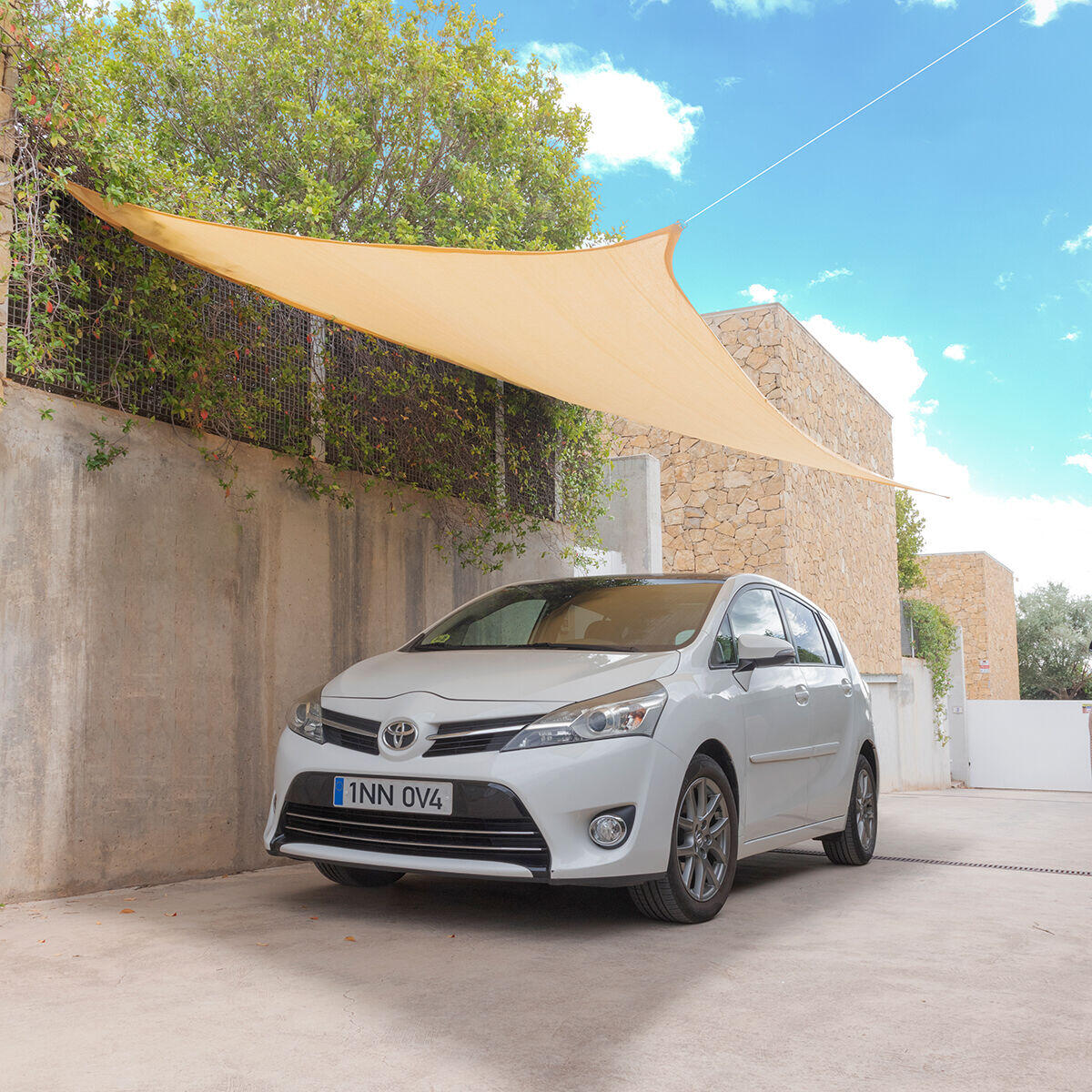 Toldo Vela de Sombra Rectangular 3 x 4 m